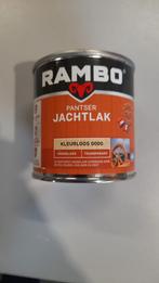 50 x Rambo Pantser Jachtlak 0.25 liter NIEUW, Doe-het-zelf en Verbouw, Verf, Beits en Lak, Nieuw, Lak, Ophalen of Verzenden, Minder dan 5 liter
