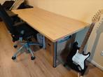 Groot bureau met verstelbare poten (+/- 5cm), Ophalen, Elektrisch, Gebruikt, Bureau