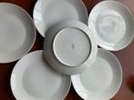 Arzberg witte ontbijtborden 6 stuks schuin oud logo, Huis en Inrichting, Keuken | Servies, Ophalen of Verzenden, Gebruikt, Porselein