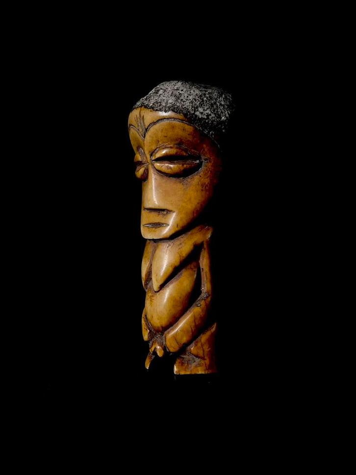 Antiek Lega Beeldje van Been, ca. 1920, Antiek en Kunst, Kunst | Niet-Westerse kunst, Ophalen of Verzenden