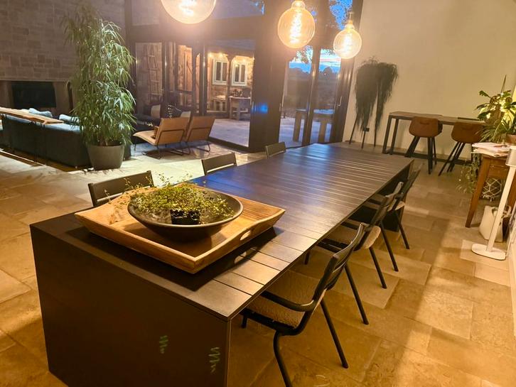 Prachtige Eettafel merk Linteloo 300x100, Huis en Inrichting, Tafels | Bijzettafels, Zo goed als nieuw, Rechthoekig, 60 cm of meer