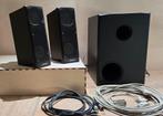 Syrincs M3-220 actieve speakerset met subwoofer, Audio, Tv en Foto, Luidsprekers, Zo goed als nieuw, 60 tot 120 watt, Front, Rear of Stereo speakers