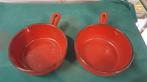 pan aardewerk rood met steel, Ophalen of Verzenden, 'T Olde Gre-j, Info@toldegrej.nl, Endepoelstraat 20f Didam