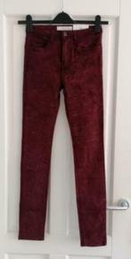 Queen Hearts nieuw bordeaux rode broek super skinny XS 34612, ., Nieuw, Ophalen of Verzenden, Queen Hearts
