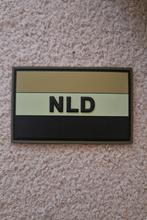 Mouwembleem Nederland tactisch - Nederlandse vlag patch PVC, Ophalen of Verzenden, Landmacht, Nederland, Embleem of Badge