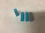Lego steen 1x1x3 licht blauw en licht grijs (1), Ophalen of Verzenden, Gebruikt, Losse stenen, Lego