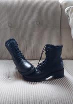Als nw!!! Zwart leren warm gevoerd NUBIKK ds boots mt 38, Nubikk, Zwart, Lage of Enkellaarzen, Ophalen of Verzenden