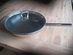 wokpan.VIVO. Villery & Boch. RVS. Met deksel.  Doorsnede 32, Huis en Inrichting, Keuken | Potten en Pannen, Gebruikt, Ophalen of Verzenden