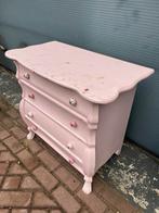 bijna gratis oud rose houten ladenkastje opknapper, Kinderen en Baby's, Kinderkamer | Commodes en Kasten, Gebruikt, Kast, 75 tot 100 cm