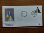 FDC December-Postzegel 1989, onbeschreven, open klep