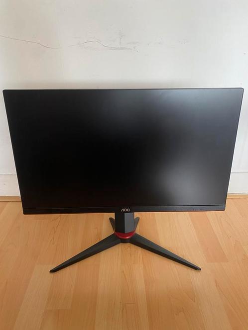 AOC Q24G2A/BK, 24 inch, zwart, Computers en Software, Monitoren, Zo goed als nieuw, 151 t/m 200 Hz, DisplayPort, Gaming, In hoogte verstelbaar