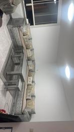 Te koop: complete Marokkaanse zithoek met tafels – €1000, Ophalen, Overige maten, Marokaans, Hoekbank