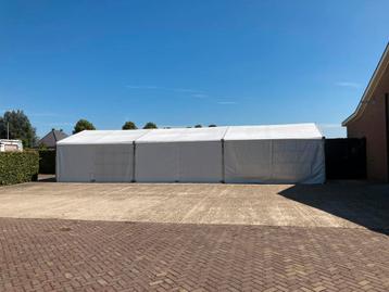 Aluminium frame tent Alutent  Opslagtent 6x15mtr beschikbaar voor biedingen