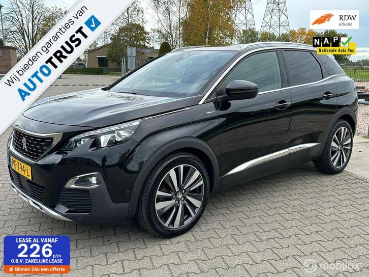 Peugeot 3008 1.2 PureTech GT Line/1EiG/NAP/LINE ASSIST/360 C, Auto's, Peugeot, Bedrijf, Te koop, 360° camera, ABS, Achteruitrijcamera