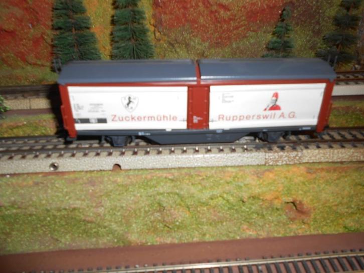 Märklin 4833 Schuifwand wagon Zwitserland Zuckermühle SBB, Hobby en Vrije tijd, Modeltreinen | H0, Nieuw, Wagon, Wisselstroom