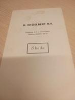 1963 Nederlands Skoda Octavia Felicia cabriolet prijslijst, Ophalen of Verzenden, Zo goed als nieuw, Overige merken