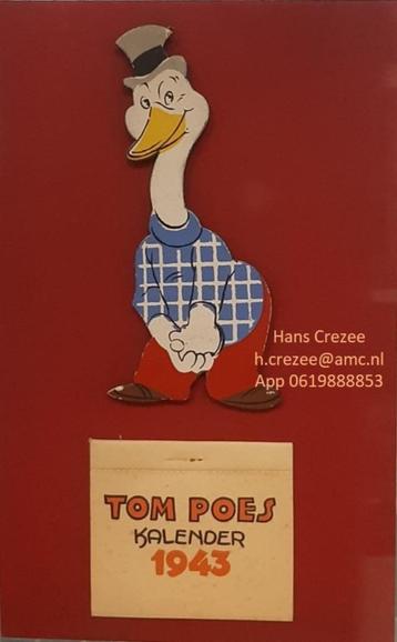 gezocht Wammes Waggel Bullebas Wal Rus Toonder kalender 1943 beschikbaar voor biedingen
