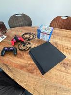 Playstation 4 Slim + 2 Controllers en games, Spelcomputers en Games, Ophalen of Verzenden, Gebruikt, Met 2 controllers, Slim