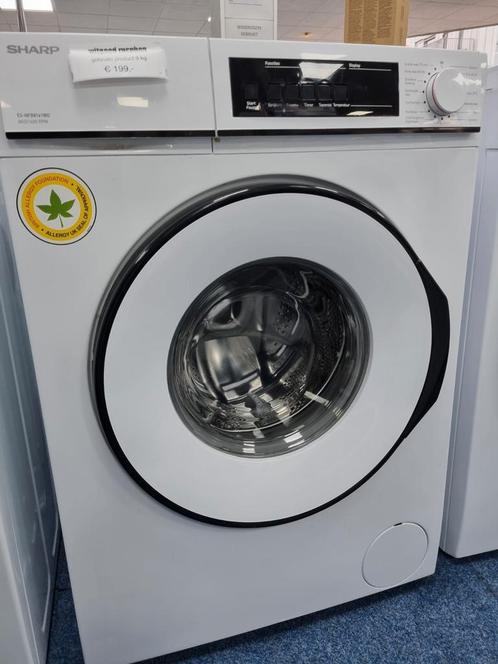 Sharp wasmachine  8 kg, Witgoed en Apparatuur, Wasmachines, Zo goed als nieuw, Voorlader, 6 tot 8 kg, Minder dan 85 cm, Kort programma