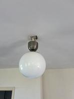 Lamp melkglas bol plafondlamp 4 stuks. Verstelbare hoogte., Huis en Inrichting, Lampen | Plafondlampen, Zo goed als nieuw, Ophalen