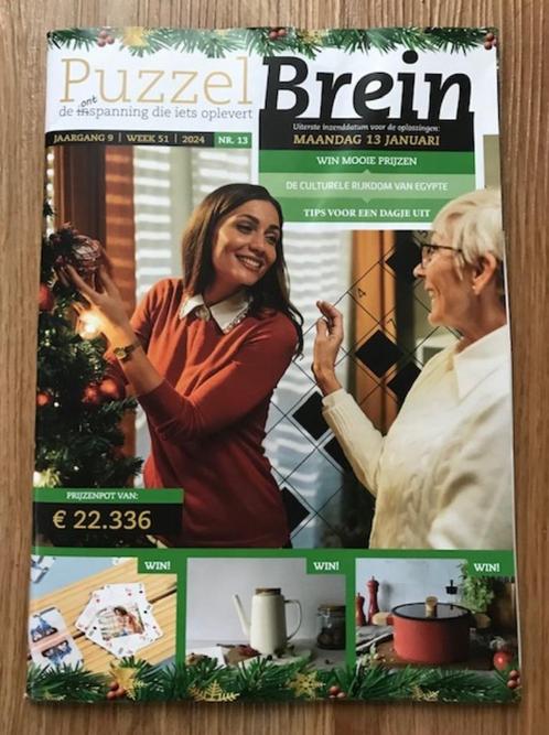 Vakantie Camping - Puzzelbrein nr. 13 2024, Hobby en Vrije tijd, Denksport en Puzzels, Nieuw, Puzzelboek, Ophalen of Verzenden