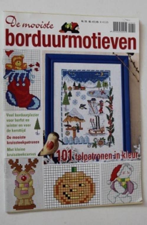 De mooiste borduurmotieven - 132687, Hobby en Vrije tijd, Borduren en Borduurmachines, Gebruikt, Patroon, Handborduren, Ophalen of Verzenden