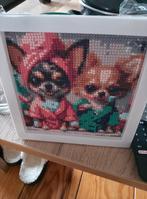 Schilderij chichauhau, Hobby en Vrije tijd, Knutselen, Ophalen, Zo goed als nieuw, Knutselwerk