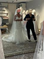Trouwjurk maat S, Ophalen, Zo goed als nieuw, Wit, Trouwjurk