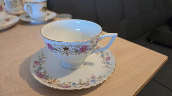 Royal Tettau Bavaria Germany, Verzamelen, Porselein, Kristal en Bestek, Zo goed als nieuw, Kop en/of schotel, Porselein, Ophalen