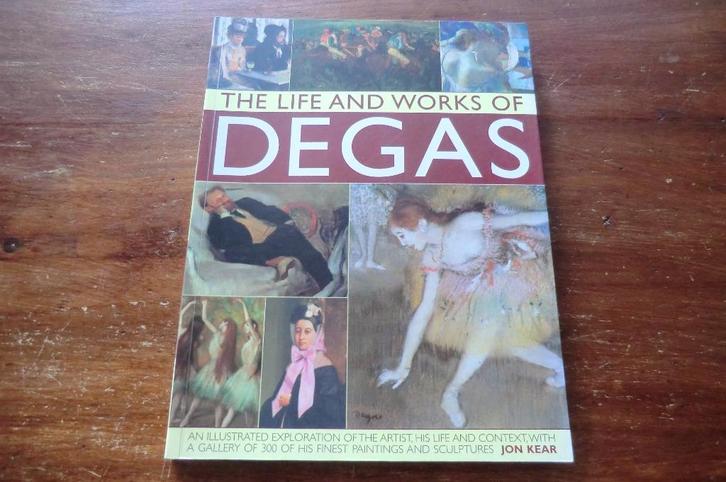 boek - The life and works of Degas - Jon Kear, Boeken, Kunst en Cultuur | Beeldend, Zo goed als nieuw, Schilder- en Tekenkunst