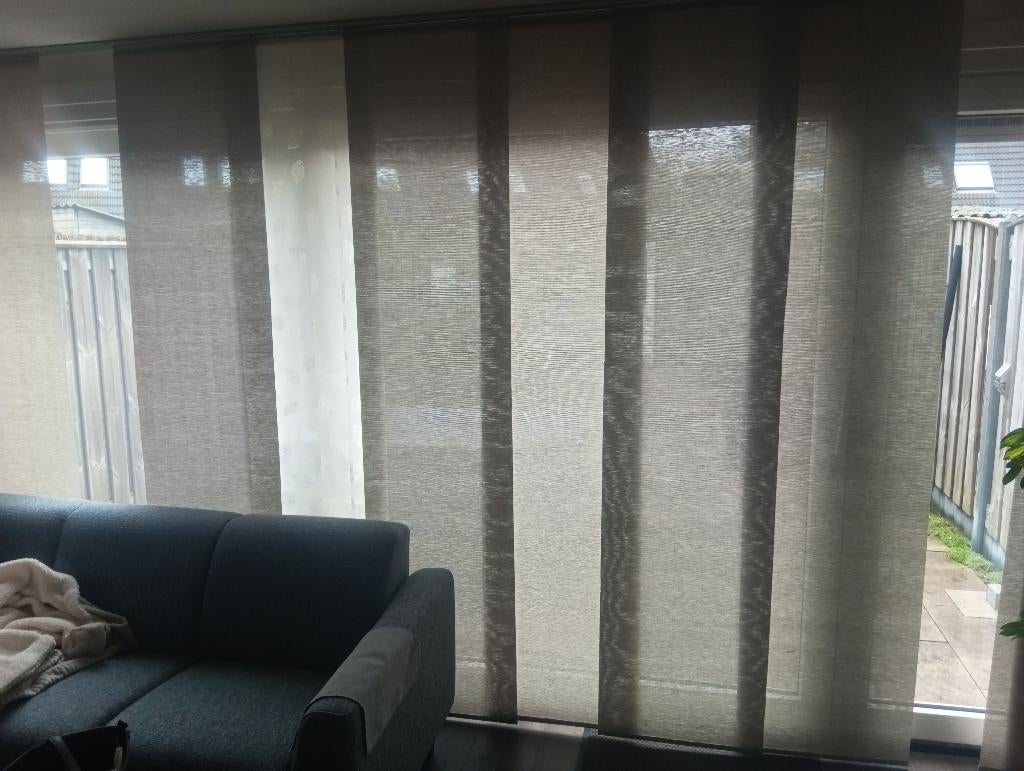 Paneelgordijnen incl. rail., Ophalen, Gebruikt, Overige kleuren, 200 cm of meer