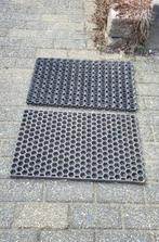 2 rubberen deurmatten, Ophalen, Gebruikt, Rubber