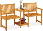 Tuinbank met tafel, Tuin en Terras, Ophalen of Verzenden, Zo goed als nieuw, Hout