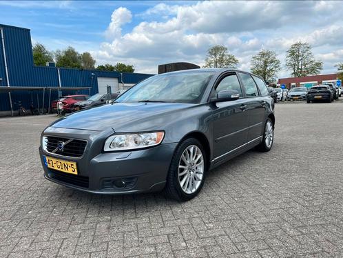 Volvo V50 2.4 140PK Geartronic 2008 Grijs automaat/nap, Auto's, Volvo, Bedrijf, V50, Benzine, E, Stationwagon, Automaat, Origineel Nederlands