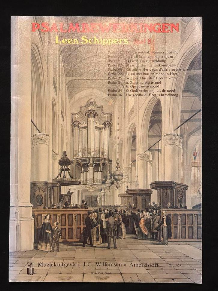Leen Schippers - Psalmbewerkingen Deel 8, Muziek en Instrumenten, Bladmuziek, Gebruikt, Artiest of Componist, Religie en Gospel