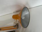Vintage gele schaarlamp, Huis en Inrichting, Gebruikt, 50 tot 75 cm, Vintage, Ophalen of Verzenden
