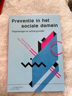 Preventie in het sociale domein, Ophalen of Verzenden, Alpha, Zo goed als nieuw, HBO