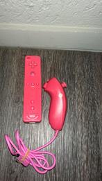 Wii motion plus controller + nunchuck roze, Dutchgameshop, Ophalen of Verzenden, Zo goed als nieuw, 7587ad