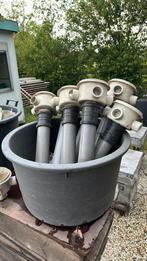 pvc camping afvoerputje / goot met hulpstukken, Ophalen, Bochten, Pvc, Nieuw