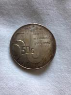 Zilveren 50 gulden munt 50 jaar bevrijding, Verzenden, Koningin Beatrix, Zilver, Losse munt