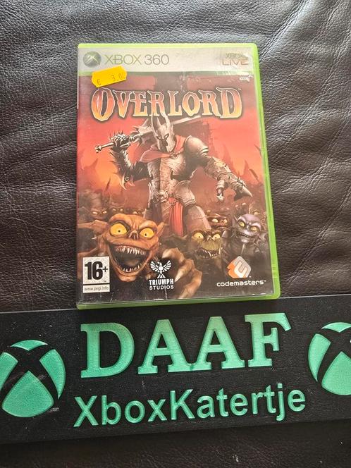 Overlord - xbox 360/one/series x, Spelcomputers en Games, Games | Xbox 360, Zo goed als nieuw, 1 speler, Ophalen of Verzenden