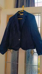 Krijtstreep jasje miss etam maat 46, Ophalen of Verzenden, Zo goed als nieuw, Maat 46/48 (XL) of groter, Zwart