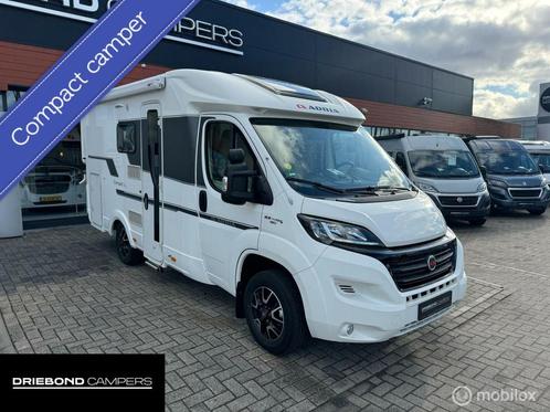 Adria Compact SCS Slide Out Queensbed Luifel Fietsenrek Bear, Caravans en Kamperen, Campers, Bedrijf, Half-integraal, tot en met 3