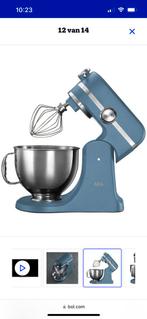 AEG ultramix KM5560 keukenmachine blauw, Witgoed en Apparatuur, Keukenmixers, Zo goed als nieuw, 3 snelheden of meer, Ophalen