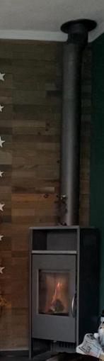 Houtkachel met kachelpijp, Huis en Inrichting, Kachels, Ophalen, Zo goed als nieuw