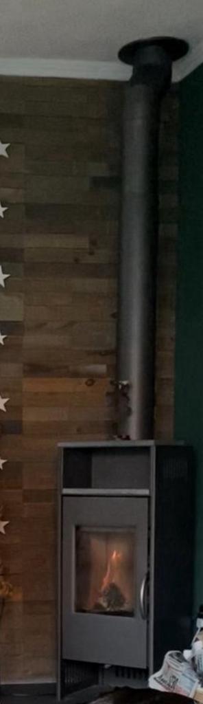 Houtkachel met kachelpijp, Huis en Inrichting, Kachels, Zo goed als nieuw, Ophalen