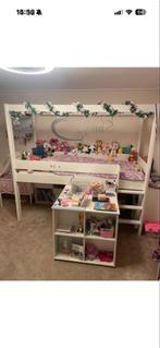 Hoogslaper met bureau en opbergruimte, Ophalen of Verzenden, Gebruikt, Hoogslaper