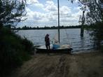 Kolibri 360, open zeilboot inclusief wegtrailer, Watersport en Boten, Ophalen, Gebruikt, Overige typen