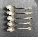 Vintage verzilverde Lepels - Set van 5, Ophalen of Verzenden