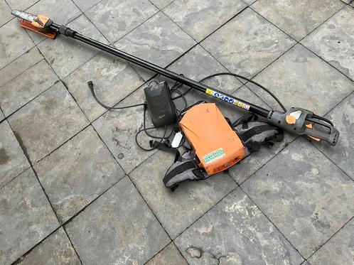 Pellenc accu Hoogsnoeier kettingzaag Selion set met accu, Tuin en Terras, Hand-tuingereedschap, Gebruikt, Overige soorten, Ophalen